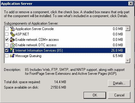 Application Server IIS